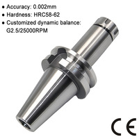 Shengda Vibrationsdämpfende 0,002mm Rundlaufgenauigkeit BT50 ER32 ER40 Spannzangenfutter für Schwerlast-Schruppbearbeitung