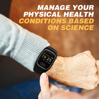 Détecteur de chute pour personnes âgées 4G VL16 GPS Bouton SOS Bracelet d'urgence intelligent pour adultes et personnes âgées Montre connectée pour Alzheimer