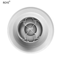 Moderne AC Grilles Diffuseurs Aluminium Accessoires Circulaire Vent Registers Climatisation