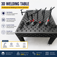 Nouvelle table de travail de soudage 3D professionnelle en acier Q355, table de fixation modulaire pour l'assemblage et la fabrication industrielle, sans électricité