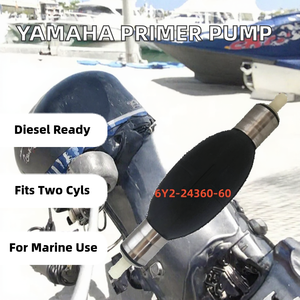 Nouvelle pompe à carburant à bulbe Ocean Primer 8mm 5/16'' pour <span class=keywords><strong>moteur</strong></span> <span class=keywords><strong>hors</strong></span>-<span class=keywords><strong>bord</strong></span> Yamaha 6Y2-24360 Diesel 4 temps, pièce de rechange pour <span class=keywords><strong>moteur</strong></span> de bateau <span class=keywords><strong>RC</strong></span> - Product Image 1