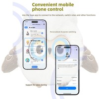 Fuzozo Pup Family AI Compagnons émotionnels intelligents Jouet en peluche robotique Remplissage en coton PP Cadeau tendance pour enfants Cinq éléments