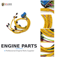 Faisceau de câblage moteur 260-5542 compatible avec les moteurs Cat C6.6, 320D, 323D, 963D, 924H – Pièces de rechange pour faisceau de câbles