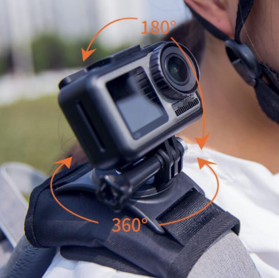 Backpack Action Camera Accessories Wrist Strap Band Holder Cycling Mount for GoPro Hero 10 9 8 7 6 5 4 3