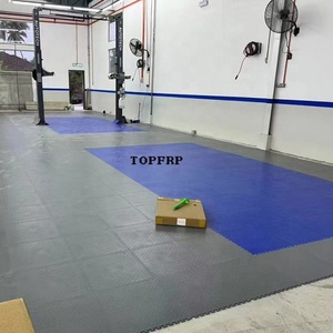 Anti-Slip Interlocking PVC Floor <b>Tiles</b> for Indoor Workshop Office - Product Image 6