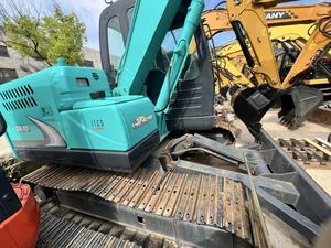 Miniexcavadora Kobelco SK75 Usada en Venta, Excavadora Compacta Hidráulica de 7 Toneladas con Cucharón de Excavación para Construcción - Product Image 4