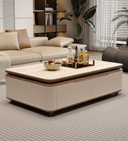 Table à thé, style luxe léger, petit salon, double usage intégré