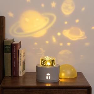 <span class=keywords><strong>Veilleuse</strong></span> pour enfants Sleep Snow House, mini lampe de chevet, projecteur d'étoiles à 360°, projecteur d'étoiles LED USB pour <span class=keywords><strong>bébé</strong></span> - Product Image 5
