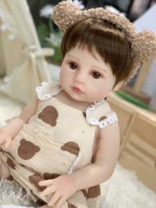 Taille réelle amour <span class=keywords><strong>pipi</strong></span> boire 3d perruque douce 30cm Bjd chine comme humain grandeur nature bouleversé Reborn poupées Silicone - Product Image 6