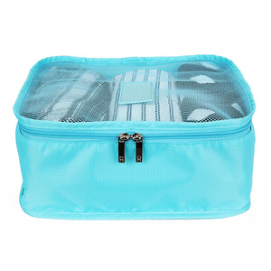 LHI 7 <span class=keywords><strong>Set</strong></span> impermeable maleta de equipaje, acabado ropa organizador bolsa viajes de malla de almacenamiento de bolsas - Product Image 5