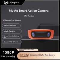 Cámara de Acción Inteligente Edición Aire, Visión Nocturna, Gran Angular, Resistente al Agua, Grabación HD, Seguimiento Automático por IA, 16MP, Cámaras Deportivas