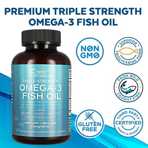 Integratore di Olio di Pesce Omega 3 Facile da Assorbire EPA DHA Migliora la Salute Arteriosa Integratore Omega 3 per Adulti - Product Image 3