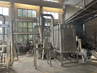 Machine de broyage puissante pour la production de farine de blé dur et de poudre de céréales de blé, destinée aux applications de fabrication.