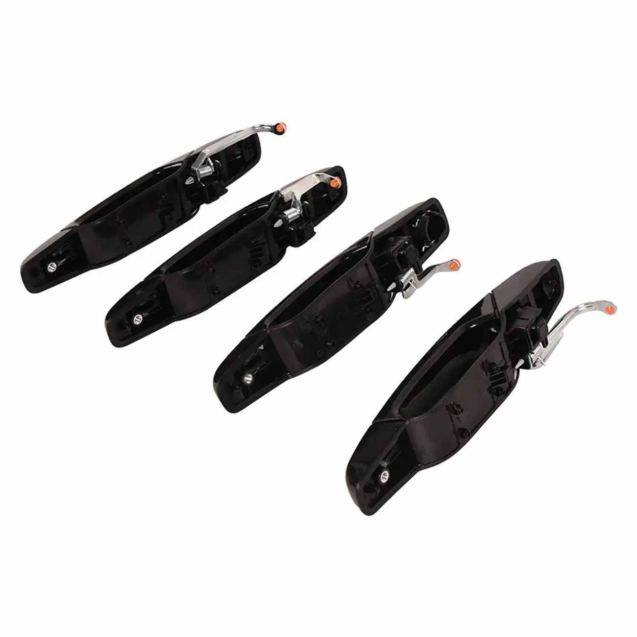 Kostenloser Versand 4 PCS Außentür griff Kit Schwarz Passend für Chevy GMC Pickup Truck SUV