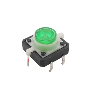 5 màu sắc <span class=keywords><strong>tact</strong></span> ChuyểN 12*12*7.3 mét 6pin Micro Key Power Tactile Thiết bị chuyển mạch với LED ánh sáng Trắng Đỏ Vàng màu xanh lá cây màu xanh - Product Image 6