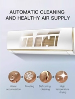Aire Acondicionado Split Económico de 12000 BTU, 220V 50Hz, 1 Tonelada, 1.5 HP, Refrigerante R32, Frecuencia Variable, Inteligente, Solo para Uso Doméstico