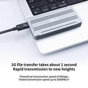 ITGZ Portable 4 To NVMe SSD PCIE Boîtier mince en alliage d'aluminium 4.0 USB 40GBPS Boîtier de <span class=keywords><strong>disque</strong></span> <span class=keywords><strong>dur</strong></span> Fabricant Application <span class=keywords><strong>externe</strong></span> - Product Image 4
