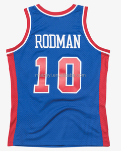 Maillots de basket vintage pour hommes <span class=keywords><strong>Dennis</strong></span> <span class=keywords><strong>Rodman</strong></span>, qualité supérieure, cousus et personnalisables - Product Image 4