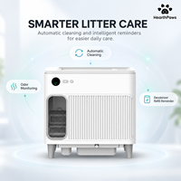 Bac à litière autonettoyant pour chat avec fermeture automatique par cordon 750x500x710mm pour propriétaires de chats OEM/ODM CE RoHS