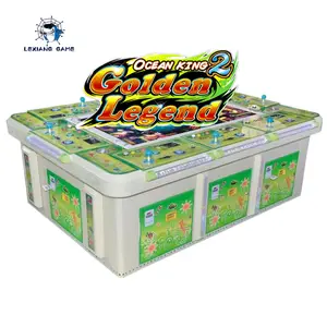 Plateau de jeu Golden Legend 3-10 joueurs Jeu Table de jeu de poisson qualifié Machine d'arcade