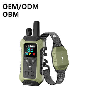 Evcil Hayvan Uzaktan Eğitim Cihazı 600m Menzil Renkli Ekran 3 Mod (Uyarı/Ses/Titreşim/Elektronik Şok) Havlama Kontrolünü Kontrol Eder - Product Image 1