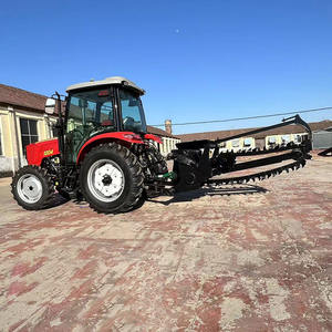 Macchina professionale <span class=keywords><strong>Trencher</strong></span> a catena con trattore per azienda agricola fosso scavare cavi della conduttura posa di Trenching Ditcher di irrigazione - Product Image 3