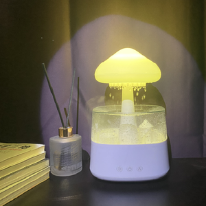 Máy Khuếch Tán Tinh Dầu Giọt Nước Tạo Độ Ẩm Mưa Tiếng Ồn Màu Trắng Cầm Tay Để Bàn Theo Yêu Cầu Của Nhà Máy Chính Hãng - Product Image 2