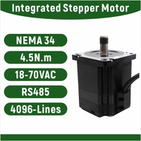 Yüksek Torklu Hibrit 86mm NEMA 34 Entegre Kapalı Döngü 2 Fazlı RS485 Servo Motor 4096 PPR Enkoder Kaynak Makinesi
