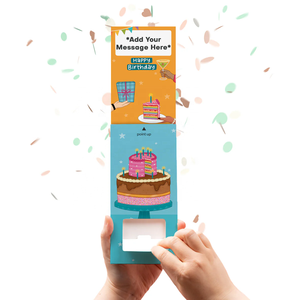 Tarjeta <span class=keywords><strong>de</strong></span> <span class=keywords><strong>Cumpleaños</strong></span> con Confeti y Flores Sorpresa, con Cañón <span class=keywords><strong>de</strong></span> Confeti Gratis, Tarjetas <span class=keywords><strong>de</strong></span> Felicitación, Idea <span class=keywords><strong>de</strong></span> Regalo para Fiestas - Product Image 2