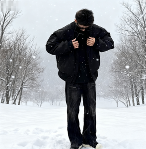 เสื้อแจ็คเก็ตคาร์ดิแกนแบบสั้นแบบพกพาที่ทนทานและหนาขึ้นพร้อมผ้าโพลีเอสเตอร์ - Product Image 3