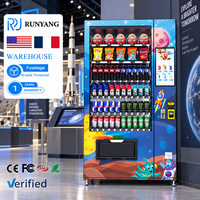 Distributeurs automatiques d'extérieur personnalisés RUNYANG pour collations, réfrigérateur distributeur de boissons gazeuses pour aliments et boissons
