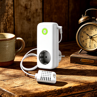 Enchufe Inteligente WiFi con Sensor de Temperatura, Control Remoto y Temporizador, Enchufe de Calefacción para el Hogar, Alta Calidad, Mejor Precio