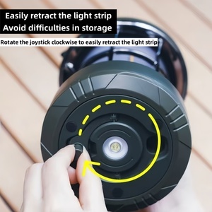 LEDORA LIGHTING Vintage linterna luz Camping USB portátil impermeable luz al aire libre LED Camping lámpara - Product Image 5