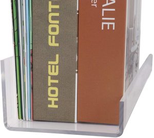 Trong suốt Acrylic nổi Kệ sách treo tường PMMA Kid cuốn sách lưu trữ tường chủ - Product Image 5