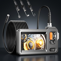 Endoscope industriel avec écran HD 4,3 pouces, caméra d'inspection 1080P avec objectif étanche IP67 de 8 mm pour la réparation automobile et la plomberie