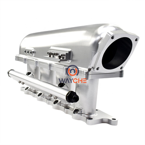 Collecteur d'admission en aluminium 2,0 L 4G63T 4G63 pour <span class=keywords><strong>Mitsubishi</strong></span> Lancer <span class=keywords><strong>Colt</strong></span> <span class=keywords><strong>Evolution</strong></span> 8 Galant Pajero - Product Image 4