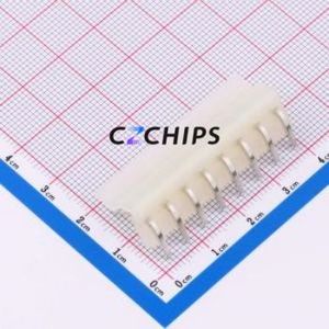 5.08-8AW Wire-to-Board Pin Header Bent Lead Through Hole,P=5.08mm Connector 1x8P 5.08mm Right Angle Insert 8P - Product Image 2