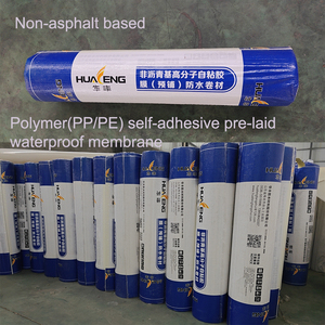Membrana Impermeabilizante Autoadhesiva de Polímero HDPE sin Base de Asfalto con Arena, <span class=keywords><strong>Rollo</strong></span> de Impermeabilización para Cimentaciones - Product Image 6
