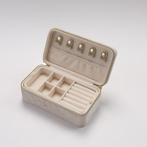 Бархатная шкатулка на молнии с логотипом - Product Image 4