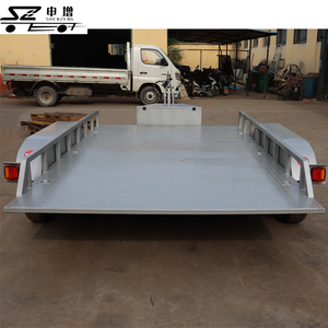 Goose Neck Drawbar Tilt Flatbed <strong>Auto</strong> Hauler Trailer for Car Transportation - Product Image 5