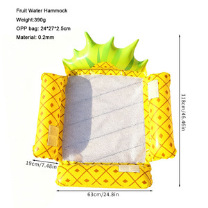 plate-forme melon d'eau bateau, anneau de natation en forme de sirène, flotteurs de piscine pour adulte, pont flottant gonflable - Product Image 2