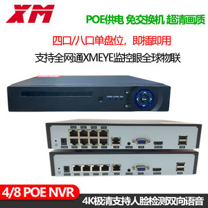 Grabador de Video en Red PoE Xiongmai 4CH/8CH 8MP NVR con Chip HiSilicon y Visualización Remota a través de XMEye m225 - Product Image 5