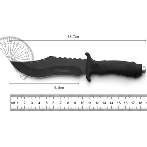 Chiến Thuật Dao Cạo Săn Bắn Dao Cắm Trại Đen Nhựa PP ABS Xử Lý Bushcraft Dao Cố Định Lưỡi Dao - Product Image 2