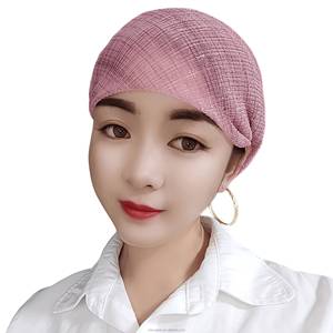 Chapeau africain en maille pour femmes musulmanes, foulard, couvre-chef avec décoration de bijoux, respirant et écologique, adapté pour la vente en gros - Product Image 1