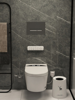Inodoro Inteligente Moderno Suspendido en la Pared, Juego de Inodoro de Cerámica, Sanitario Inteligente Inodoro para Baño, Inodoro con Sensor Automático