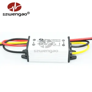 Regulator Tegangan Buck, 48V Ke 5V Kualitas Tinggi 12V 15V 24V 36V 48V 60V Menjadi 5V 3A DC Step Down Konverter untuk Mobil LED