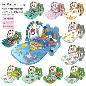 Alfombra de juegos musical multifuncional con piano, centro de actividades de aprendizaje temprano con funciones de juego interactivas para recién nacidos - Product Image 2