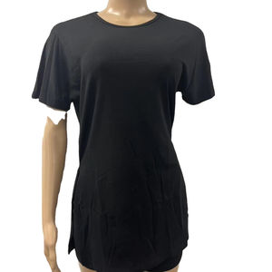 Conjunto de Verano para Mujer, Suéter Liso de Manga Larga Informal, Top de Punto y Pantalones Cortos, 2 Piezas, Atuendo para Vacaciones en la Playa - Product Image 1