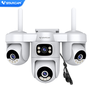 กล้องวงจรปิดรักษาความปลอดภัย 12MP WiFi สี่เลนส์ จอแสดงผลสี่จอ O-KAM Pro PTZ สำหรับภายนอกอาคาร IP <span class=keywords><strong>CCTV</strong></span> <span class=keywords><strong>AI</strong></span> ตรวจจับมนุษย์ ขายส่งจากโรงงาน รุ่น CS623FR - Product Image 2
