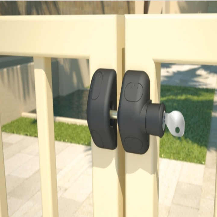 Plastic Nylon PA66 Lockable Gate Hardware Latch Safety Magnetic ...